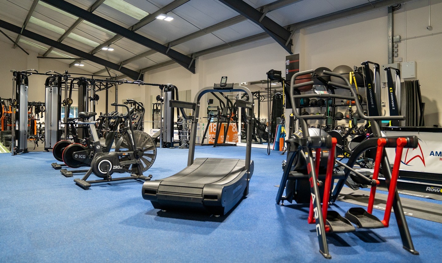 The gym floor at Amazon Gym
