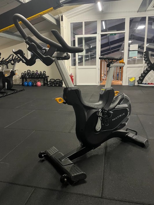 Matrix spin bike in the studio