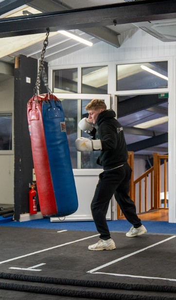 Bag work in the studio